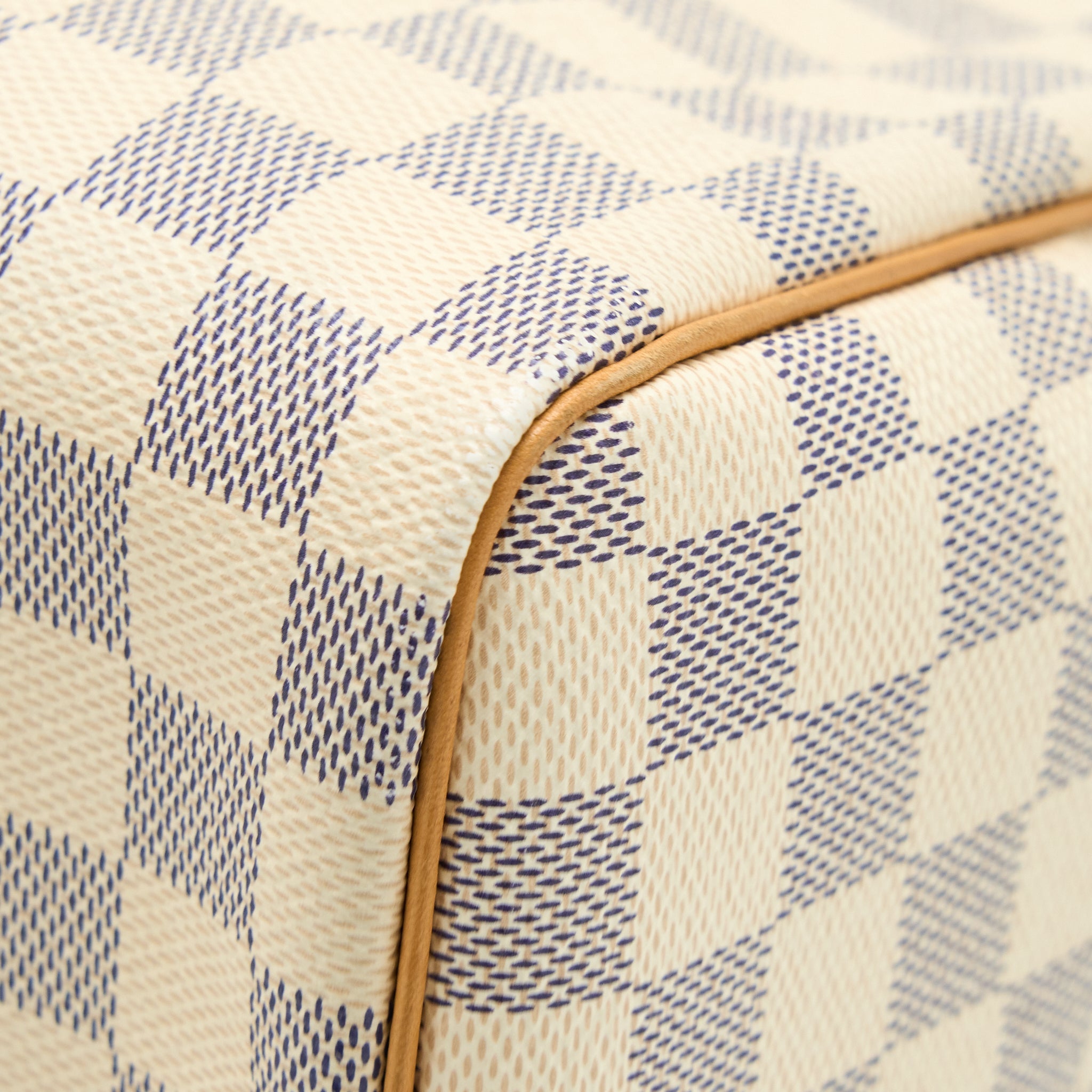 AAA Replica Louis Vuitton LV SPEEDY 30 DAMIER AZUR CANVAS GHW