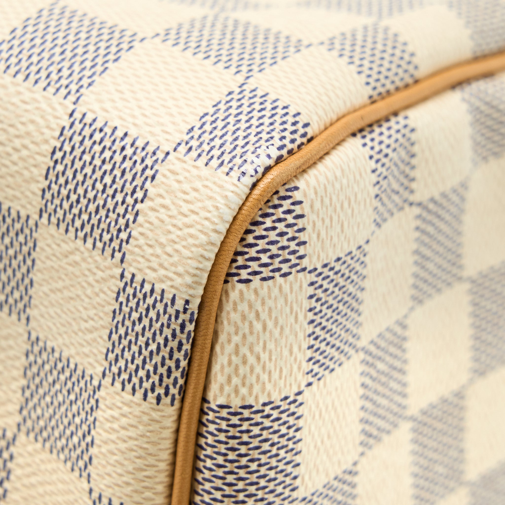 AAA Replica Louis Vuitton LV SPEEDY 30 DAMIER AZUR CANVAS GHW