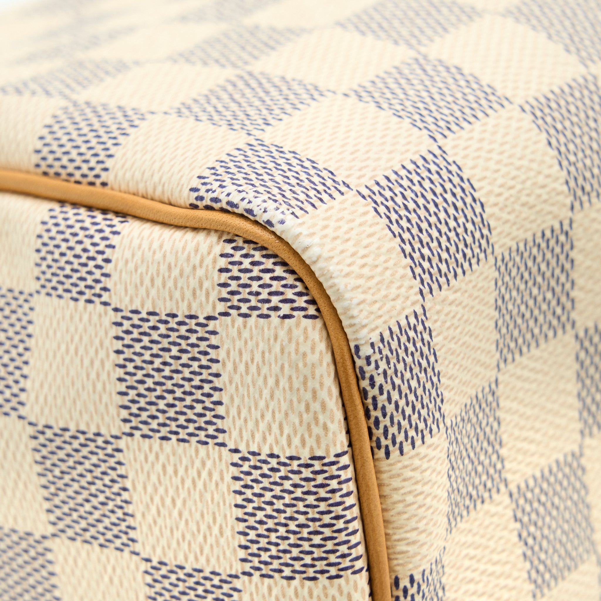 AAA Replica Louis Vuitton LV SPEEDY 30 DAMIER AZUR CANVAS GHW