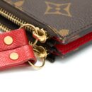 AAA Replica Louis Vuitton LV DOUBLE ZIPPER WALLET MONOGRAM CANVAS GHW