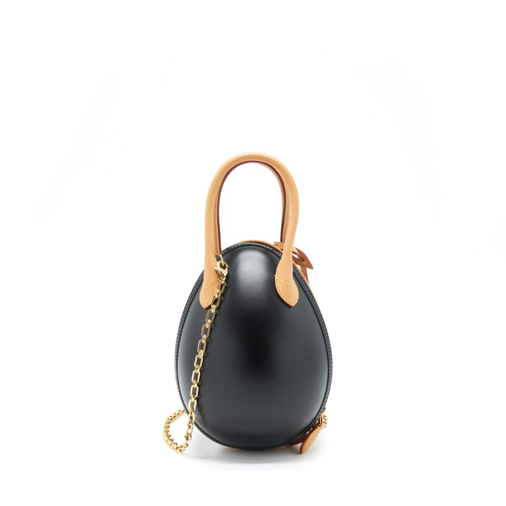 AAA Replica Louis Vuitton LV EGG BAG MONOGRAM CANVAS/BLACK GHW