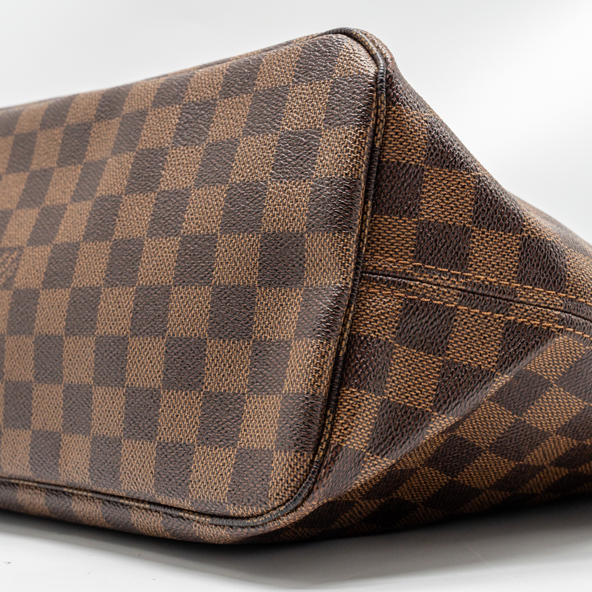 AAA Replica Louis Vuitton LV NEVERFULL MM DAMIER EBENE CANVAS GHW