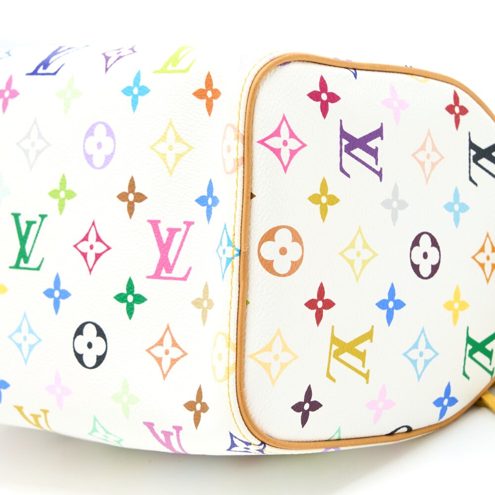 AAA Replica Louis Vuitton LV VINTAGE SPEEDY 25 LIMITED EDITION WHITE/MULTICOLOUR GHW