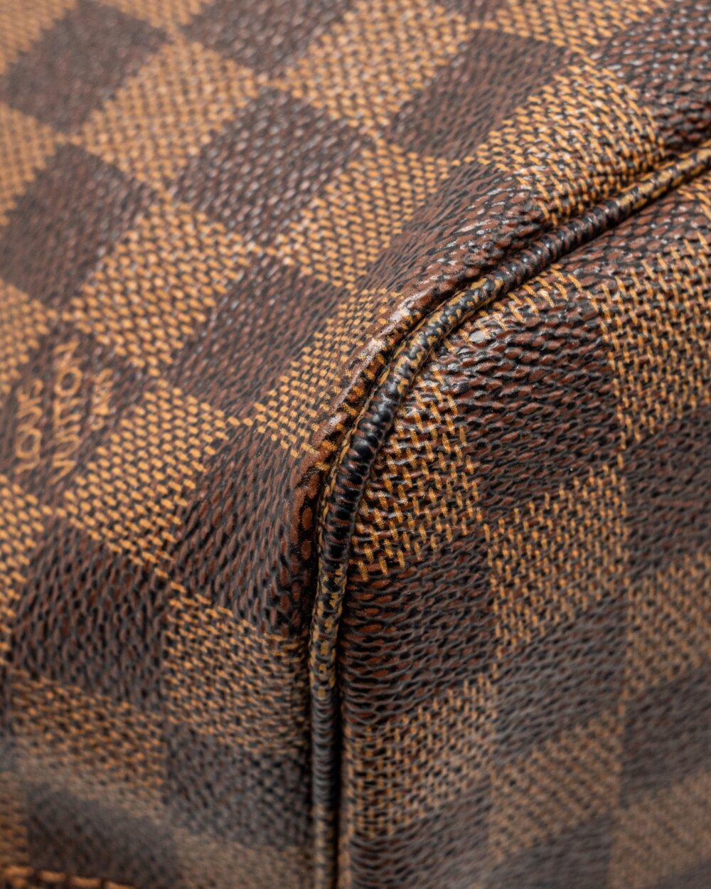 AAA Replica Louis Vuitton LV NEVERFULL MM DAMIER EBENE CANVAS GHW