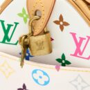 AAA Replica Louis Vuitton LV VINTAGE SPEEDY 25 LIMITED EDITION WHITE/MULTICOLOUR GHW