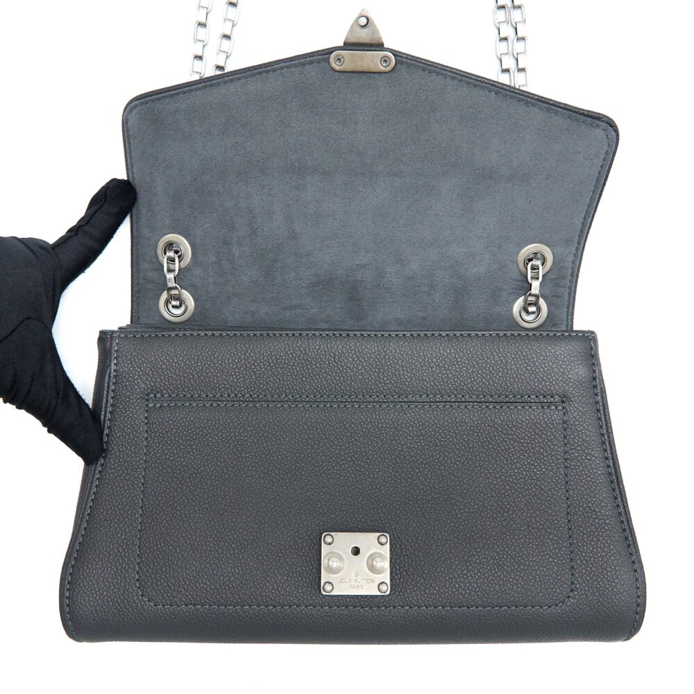 AAA Replica Louis Vuitton LV SAINT GERMAINE CROSSBODY BAG MONOGRAM EMPREINTE BLACK BRUSHED SHW
