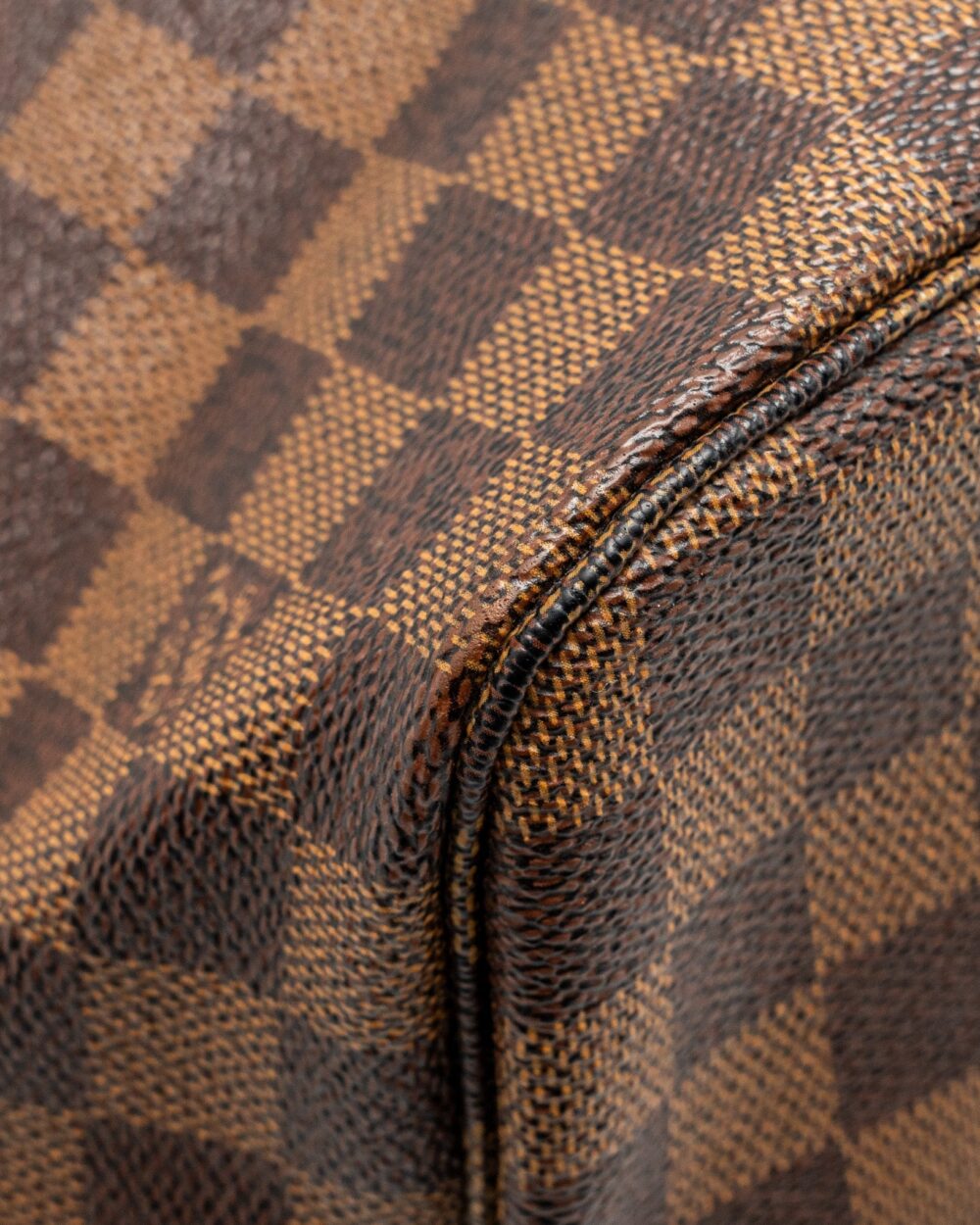 AAA Replica Louis Vuitton LV NEVERFULL MM DAMIER EBENE CANVAS GHW