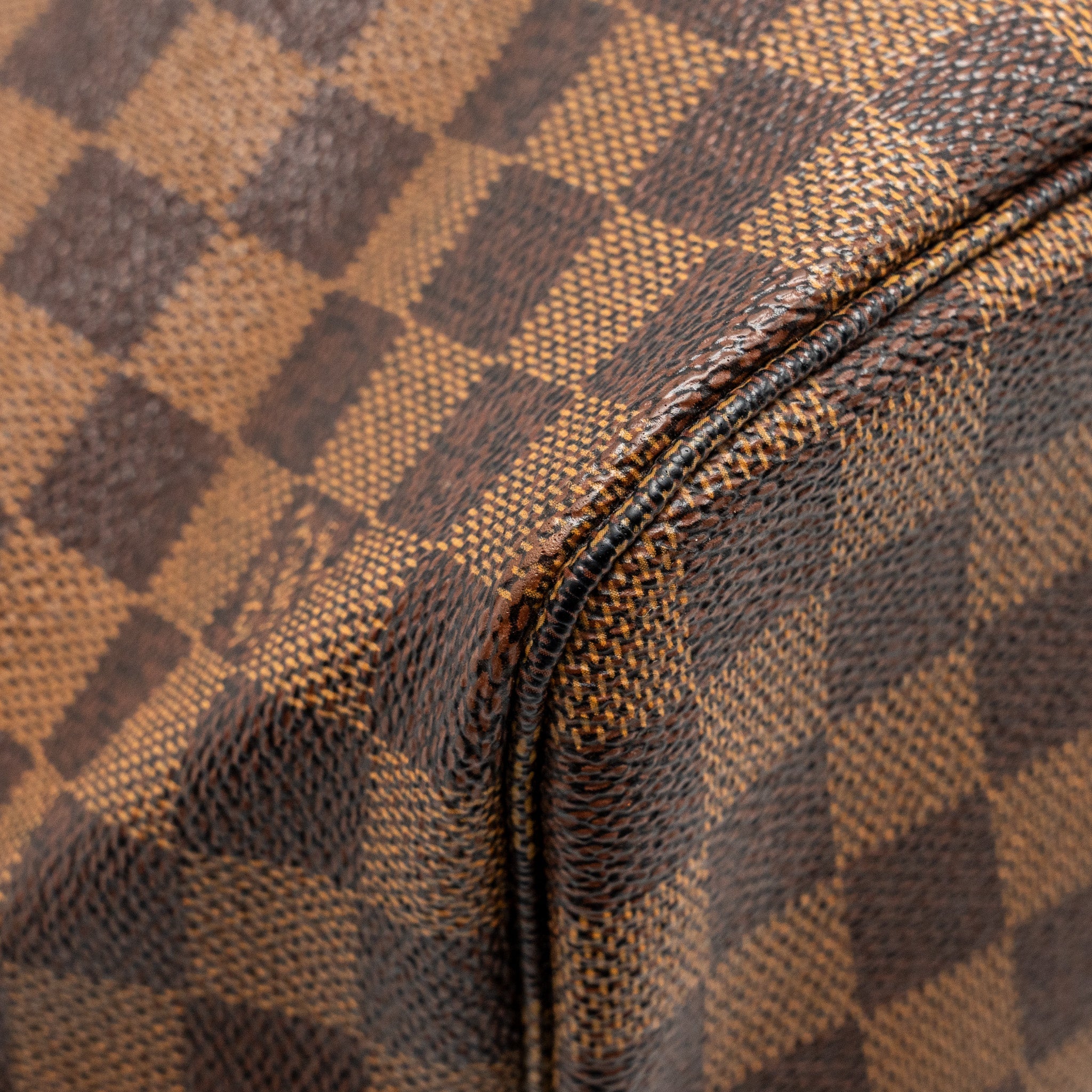AAA Replica Louis Vuitton LV NEVERFULL MM DAMIER EBENE CANVAS GHW