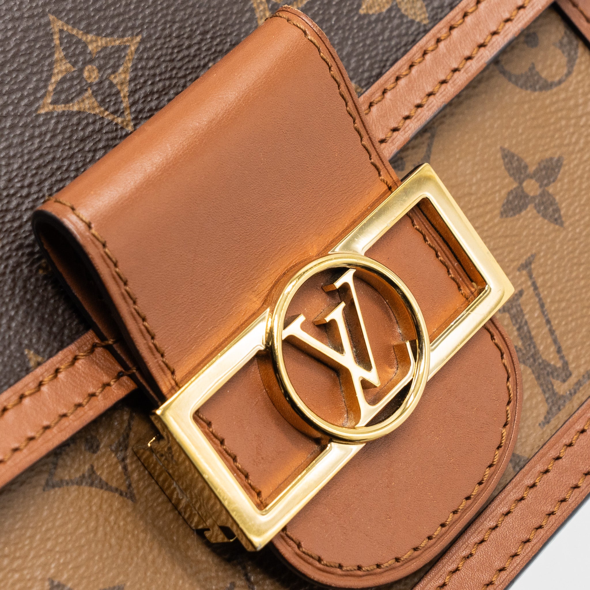 AAA Replica Louis Vuitton LV MINI DAUPHINE MONOGRAM CANVAS GHW