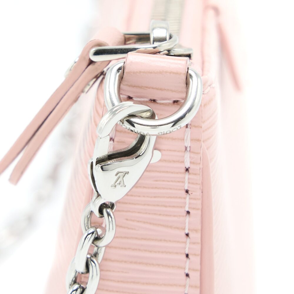 AAA Replica Louis Vuitton LV POCHETTE BAG EPI PINK SHW (NEW VERSION)