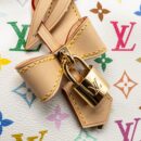 AAA Replica Louis Vuitton LV X TAKASHI MURAKAMI SPEEDY BANDOULIÈRE 25 MONOGRAM CANVAS WHITE/ MULTICOLOUR GHW
