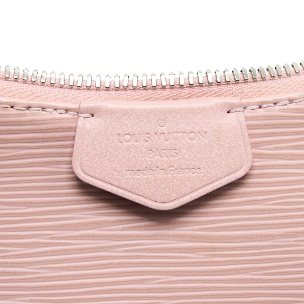 AAA Replica Louis Vuitton LV POCHETTE BAG EPI PINK SHW (NEW VERSION)