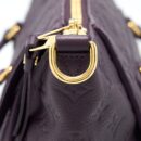 AAA Replica Louis Vuitton LV PETILLANCE TOTE BAG MONOGRAM EMPREINTE DARK PURPLE GHW