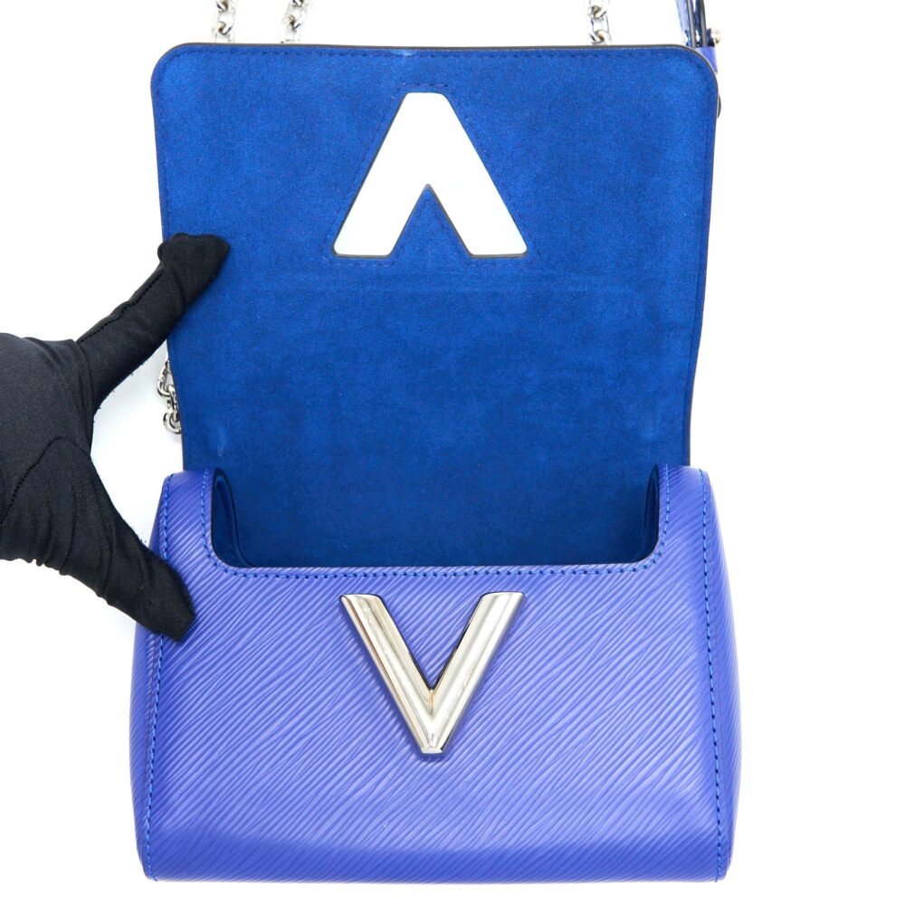 AAA Replica Louis Vuitton LV TWIST PM EPI BLUE SHW