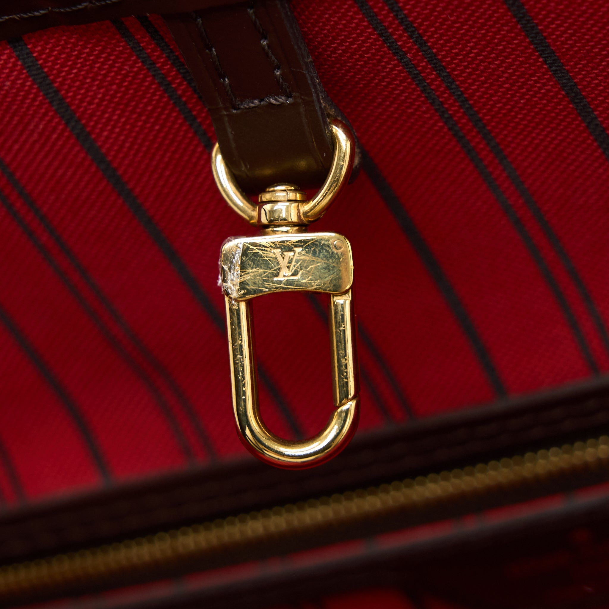 AAA Replica Louis Vuitton LV NEVERFULL MM DAMIER EBENE GHW WITH INITIAL S.S
