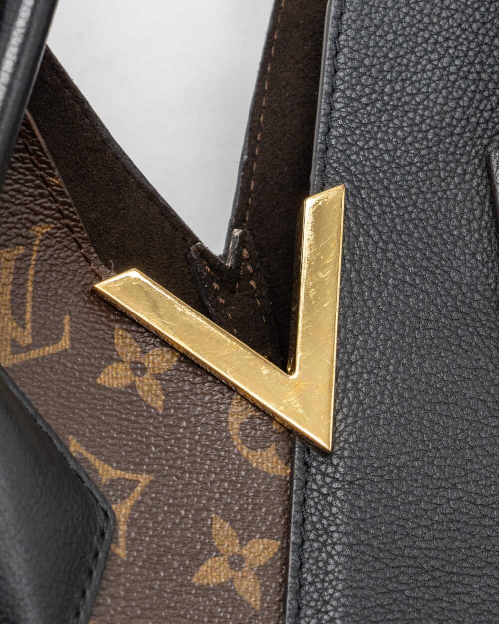 AAA Replica Louis Vuitton LV KIMONO TOTE BAG LEATHER / MONOGRAM CANVAS GHW