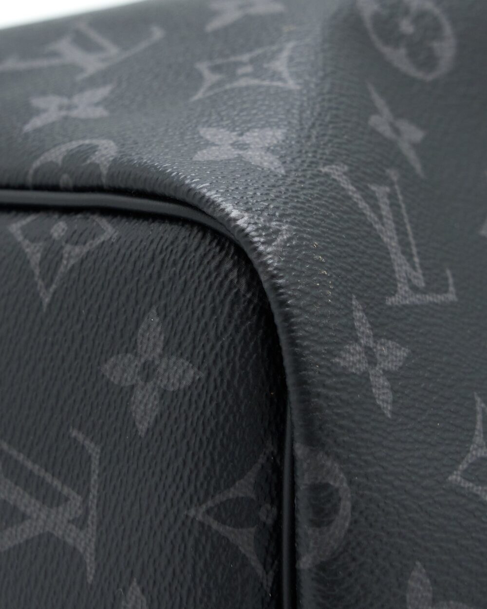 AAA Replica Louis Vuitton LV KEEPALL 55 WITH SHOULDER STRAP MONOGRAM ECLIPSE CANVAS SHW