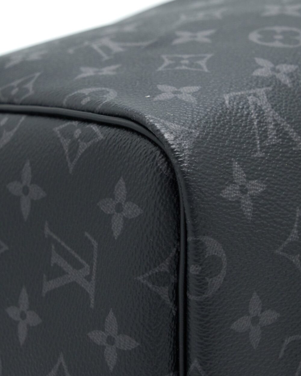 AAA Replica Louis Vuitton LV KEEPALL 55 WITH SHOULDER STRAP MONOGRAM ECLIPSE CANVAS SHW