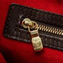 AAA Replica Louis Vuitton LV HAMSTEAD TOTE BAG DAMIER EBENE GHW