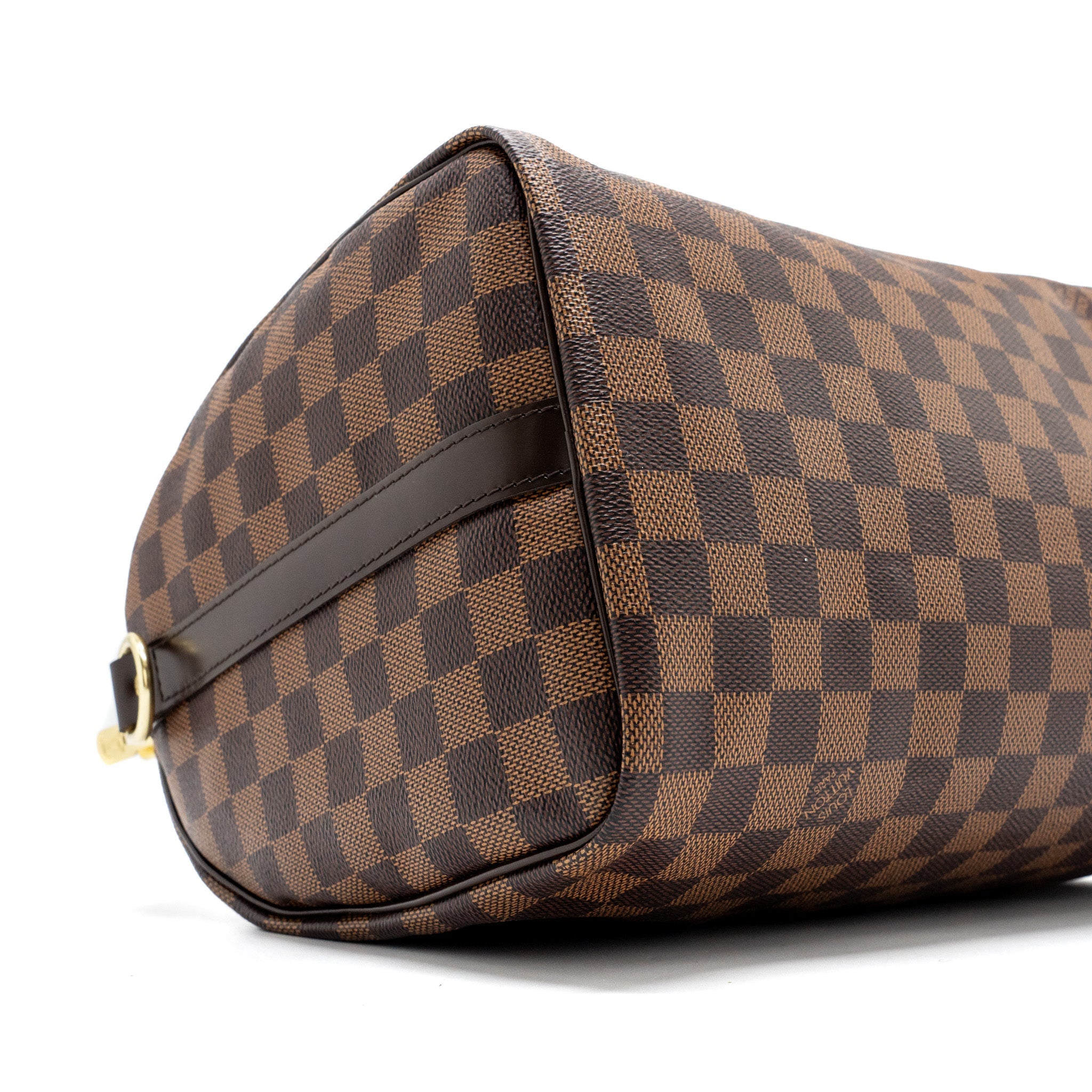 AAA Replica Louis Vuitton LV SPEEDY BANDOULIERE 30 DAMIER EBENE GHW