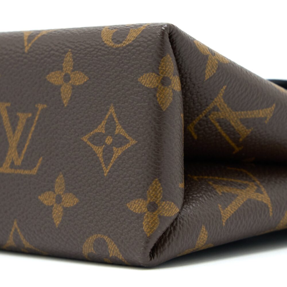 AAA Replica Louis Vuitton LV LOCKY BB MONOGRAM CANVAS/LEATHER BLACK GHW