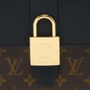 AAA Replica Louis Vuitton LV LOCKY BB MONOGRAM CANVAS/LEATHER BLACK GHW