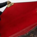 AAA Replica Louis Vuitton LV PALLAS CHAIN BAG MONOGRAM CANVAS / CALFSKIN RED GHW