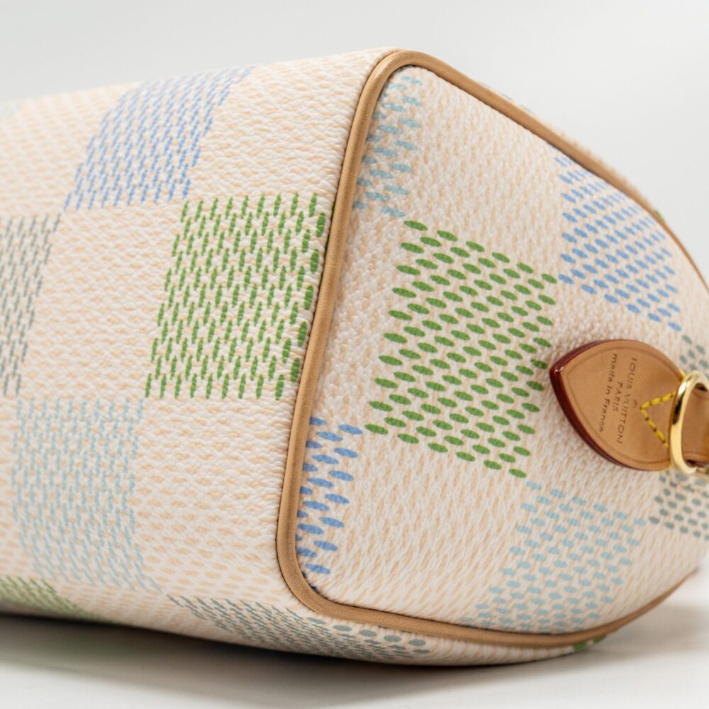 AAA Replica Louis Vuitton LV SPEEDY BANDOULIERE 20 AUTRES TOILES DAMIER MULTICOLOUR GHW