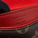 AAA Replica Louis Vuitton LV PALLAS CHAIN BAG MONOGRAM CANVAS / CALFSKIN RED GHW