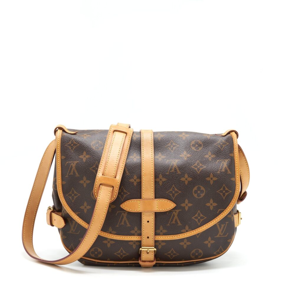 AAA Replica Louis Vuitton LV VINTAGE DOUBLE SIDE CROSSBODY BAG MONOGRAM CANVAS GHW