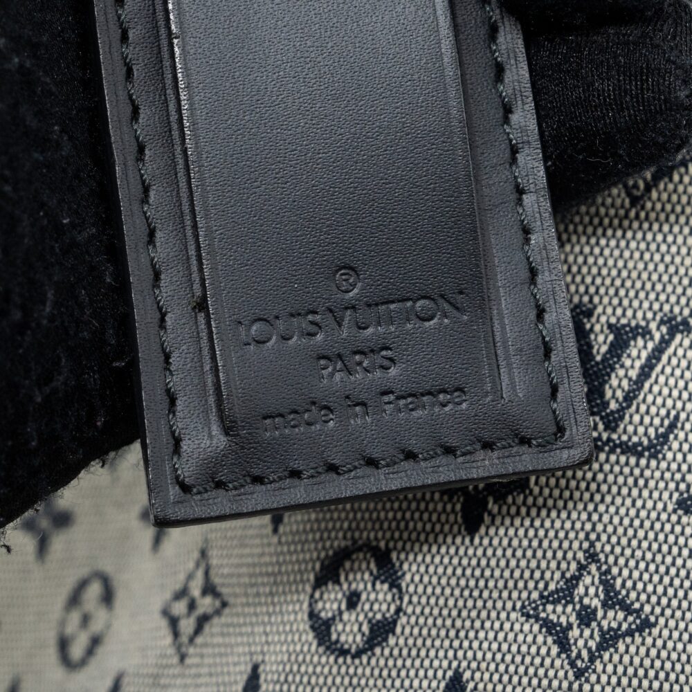 AAA Replica Louis Vuitton LV VINTAGE ZIP TOTE BAG FABRIC BLUE GHW