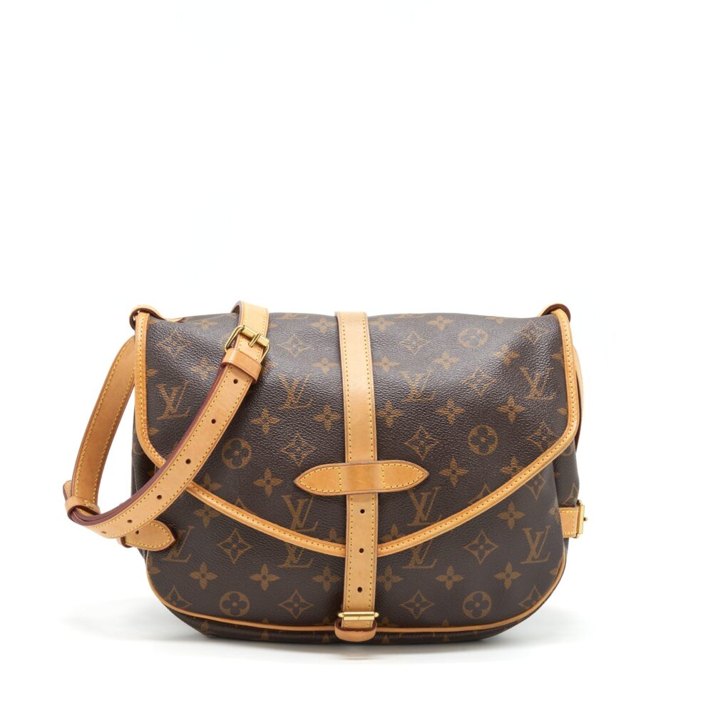 AAA Replica Louis Vuitton LV VINTAGE DOUBLE SIDE CROSSBODY BAG MONOGRAM CANVAS GHW