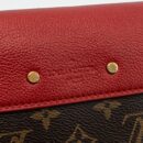AAA Replica Louis Vuitton LV PALLAS CHAIN BAG MONOGRAM CANVAS / CALFSKIN RED GHW