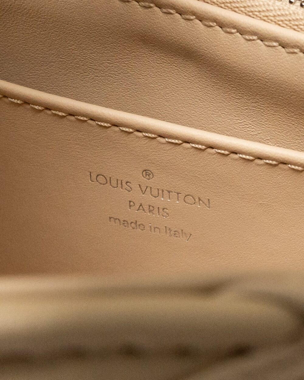AAA Replica Louis Vuitton LV GO-14 MM LAMBSKIN BEIGE MULTICOLOUR HARDWARE