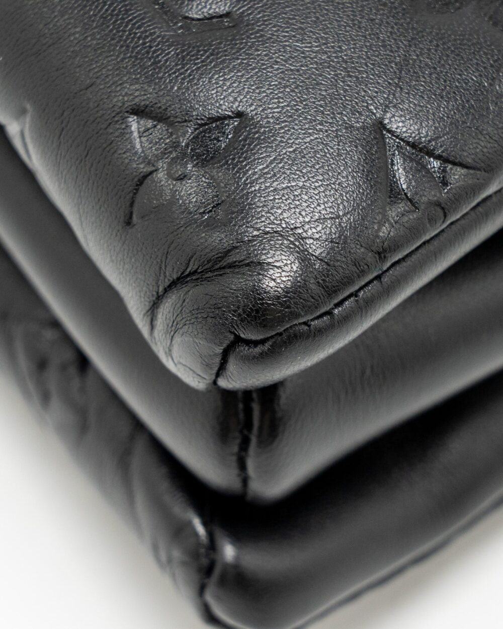 AAA Replica Louis Vuitton LV COUSSIN PM LAMBSKIN BLACK GHW