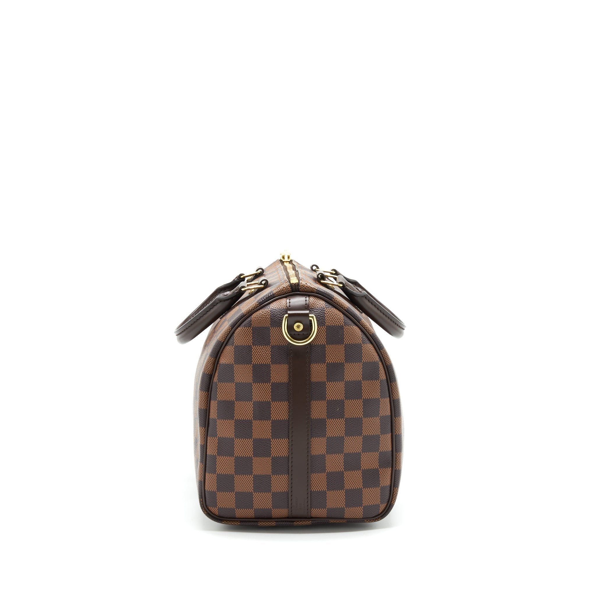AAA Replica Louis Vuitton LV SPEEDY BANDOULIERE 30 DAMIER EBENE