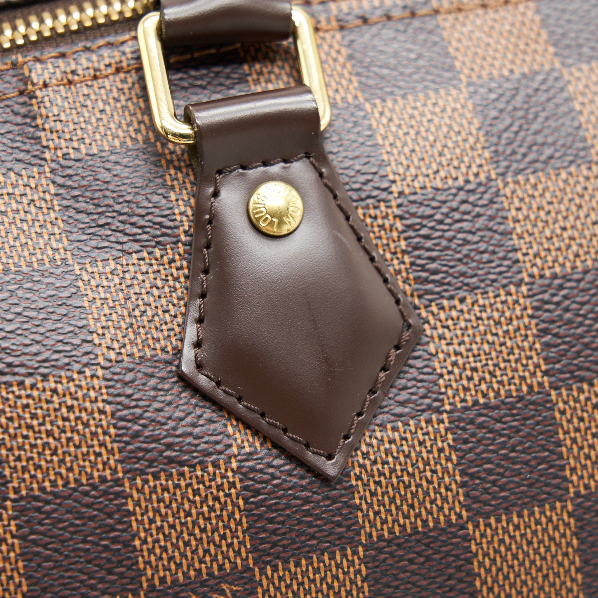 AAA Replica Louis Vuitton LV SPEEDY BANDOULIERE 30 DAMIER EBENE