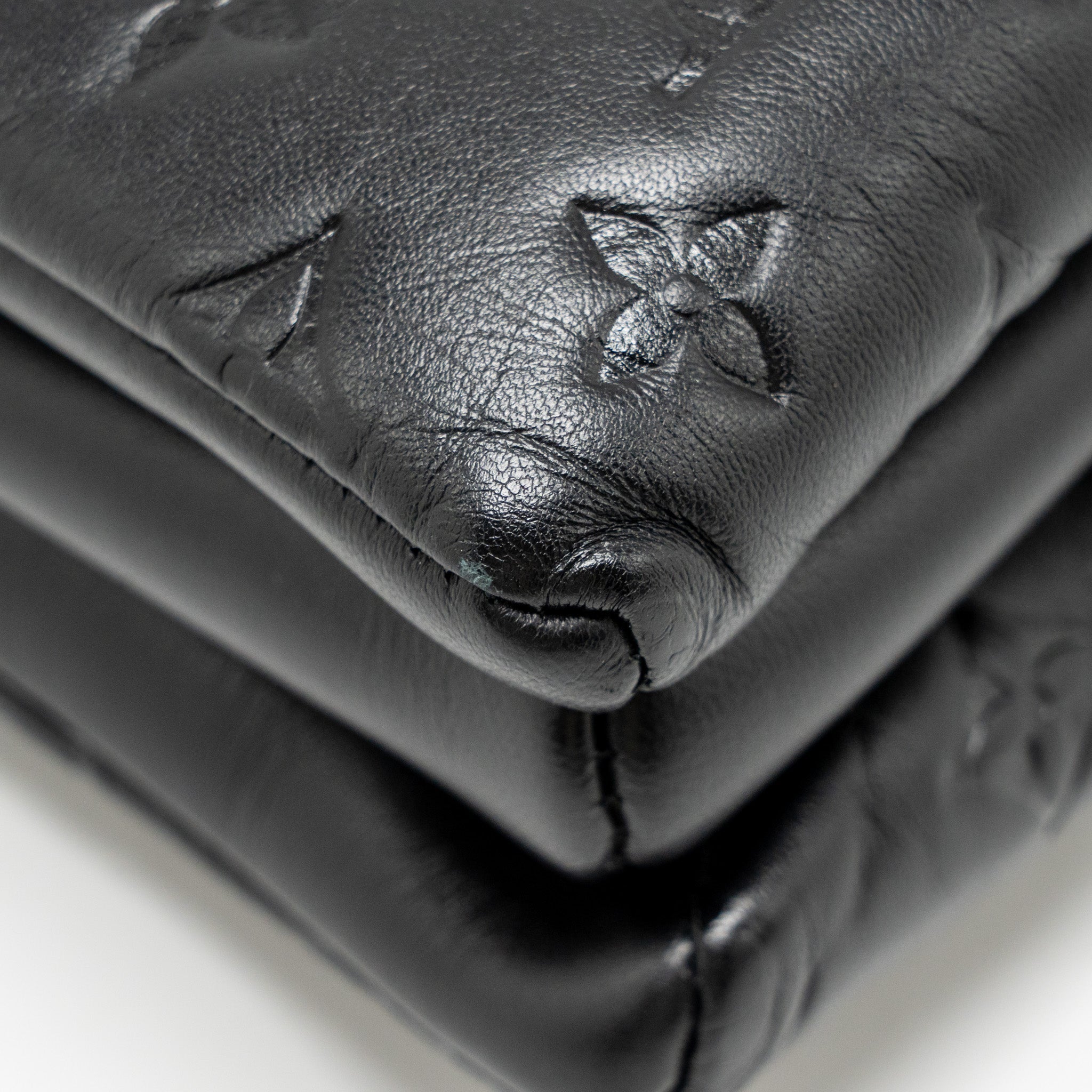 AAA Replica Louis Vuitton LV COUSSIN PM LAMBSKIN BLACK GHW