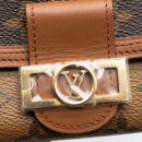 AAA Replica Louis Vuitton LV DAUPHINE COMPACT WALLET MONOGRAM CANVAS GHW