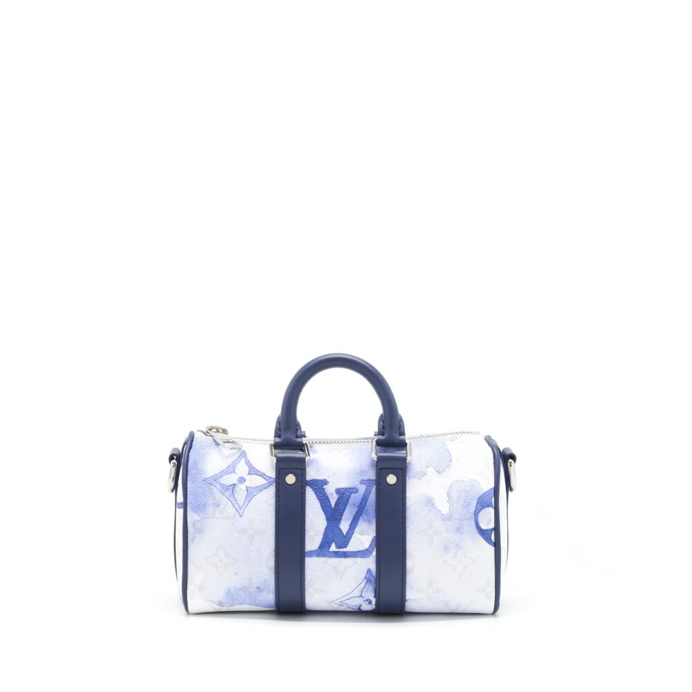 AAA Replica Louis Vuitton LV KEEPALL XS MONOGRAM WATERCOLOR BLUE CANVAS SHW