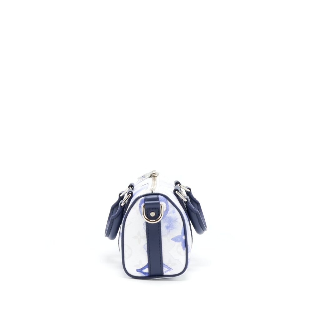 AAA Replica Louis Vuitton LV KEEPALL XS MONOGRAM WATERCOLOR BLUE CANVAS SHW