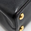 AAA Replica Louis Vuitton LV CAPUCINES BB CALFSKIN BLACK GHW