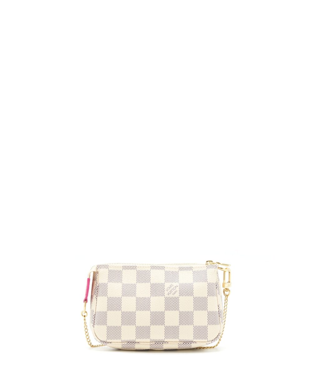 AAA Replica Louis Vuitton LV CHRISTMAS LIMITED MINI POCHETTE ACCESSORIES DAMIER AZUR CANVAS