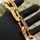 AAA Replica Louis Vuitton LV COUSSIN MM MONOGRAM-EMBOSSED PUFFY LAMBSKIN KHAKI GHW