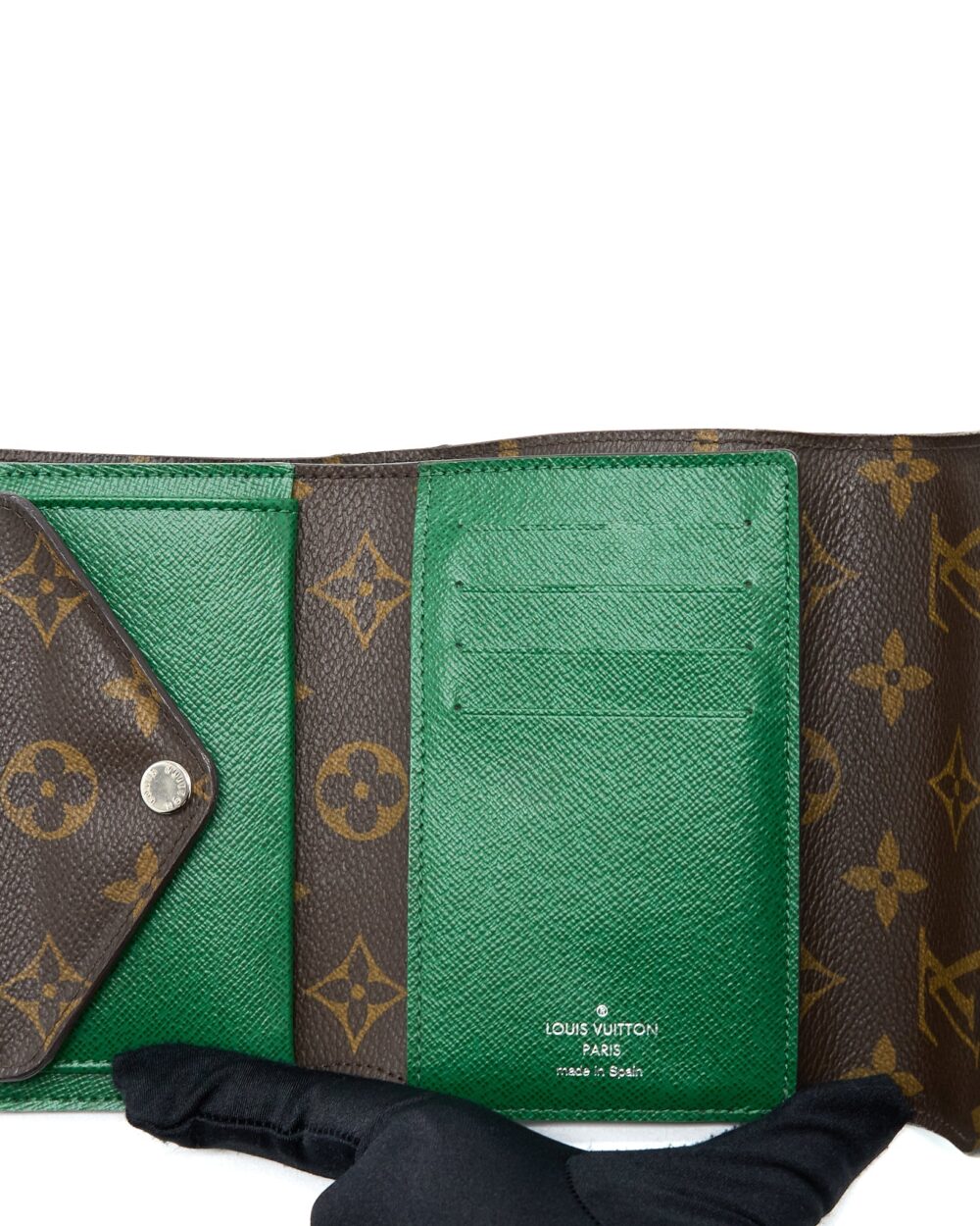 AAA Replica Louis Vuitton LV COMPACT WALLET EPI / MONOGRAM CANVAS SHW
