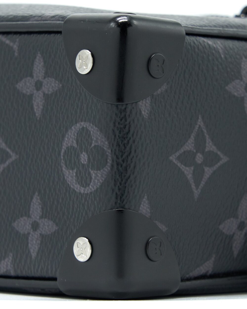 AAA Replica Louis Vuitton LV MINI SOFT TRUNK MONOGRAM ECLIPSE CANVAS MATTE-BLACK HARDWARE