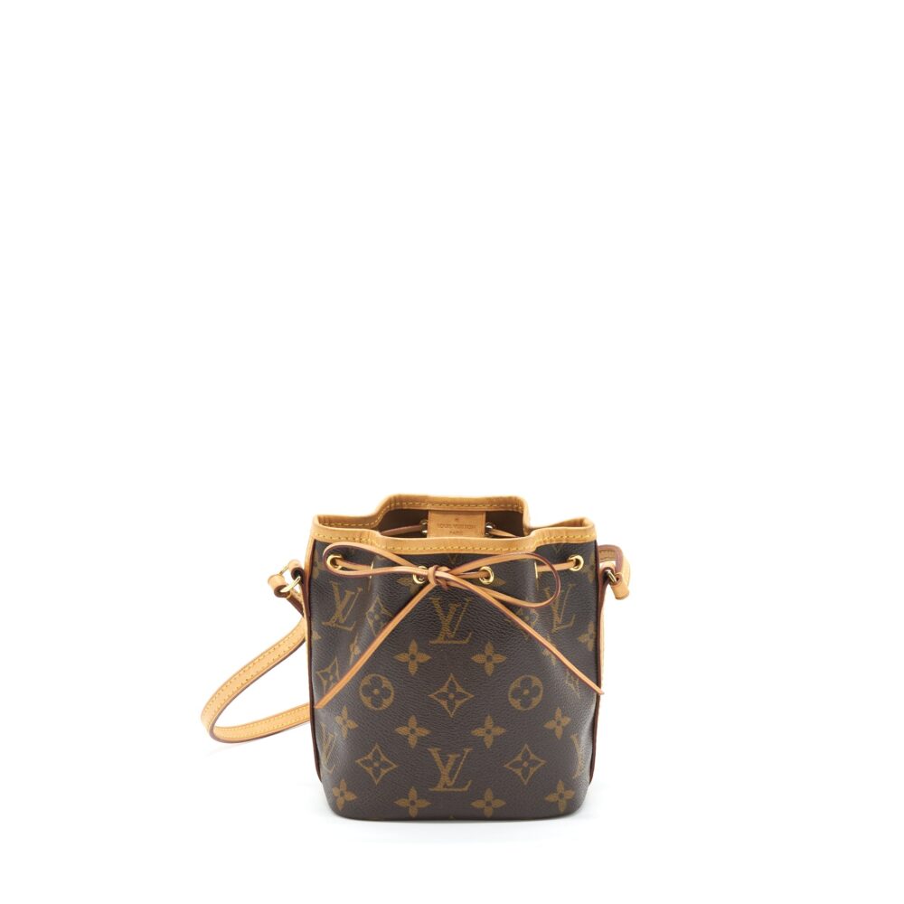 AAA Replica Louis Vuitton LV NANO NOE MONOGRAM CANVAS GHW