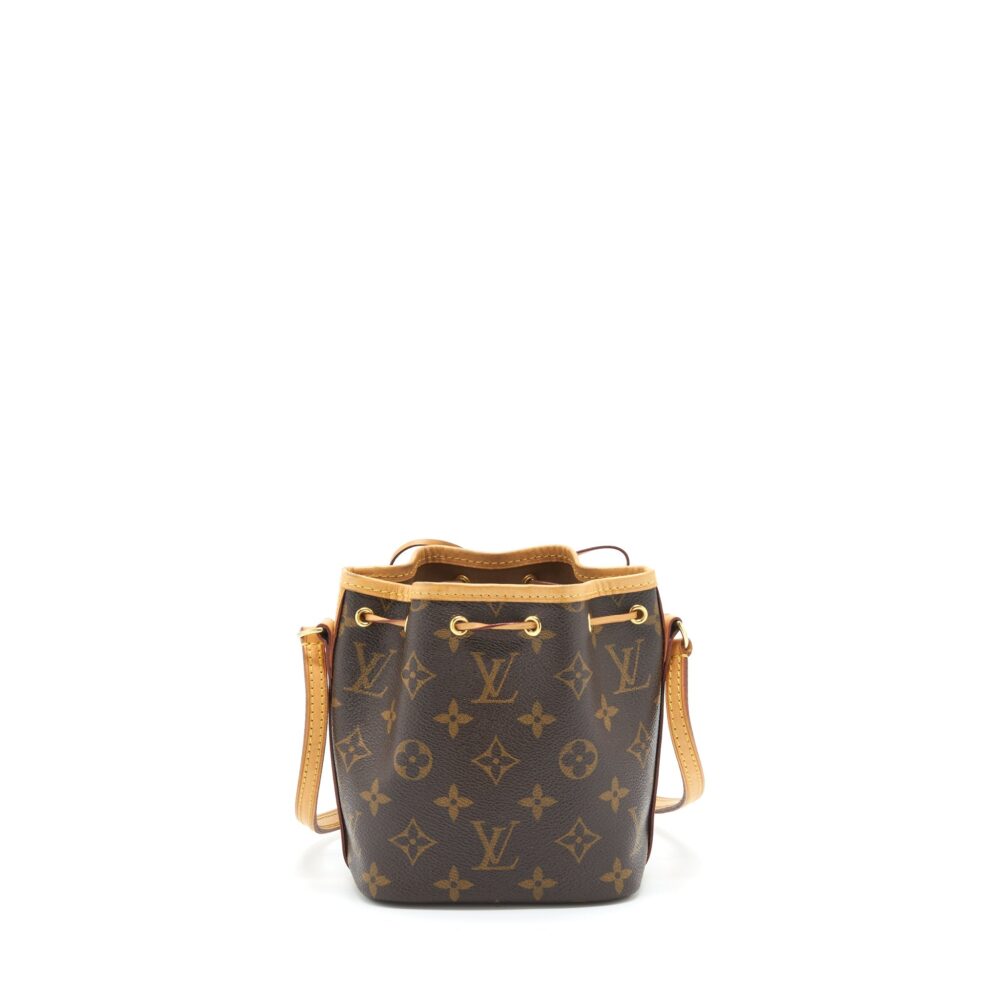AAA Replica Louis Vuitton LV NANO NOE MONOGRAM CANVAS GHW