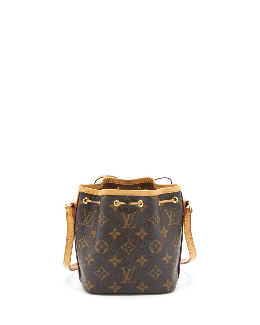 AAA Replica Louis Vuitton LV NANO NOE MONOGRAM CANVAS GHW