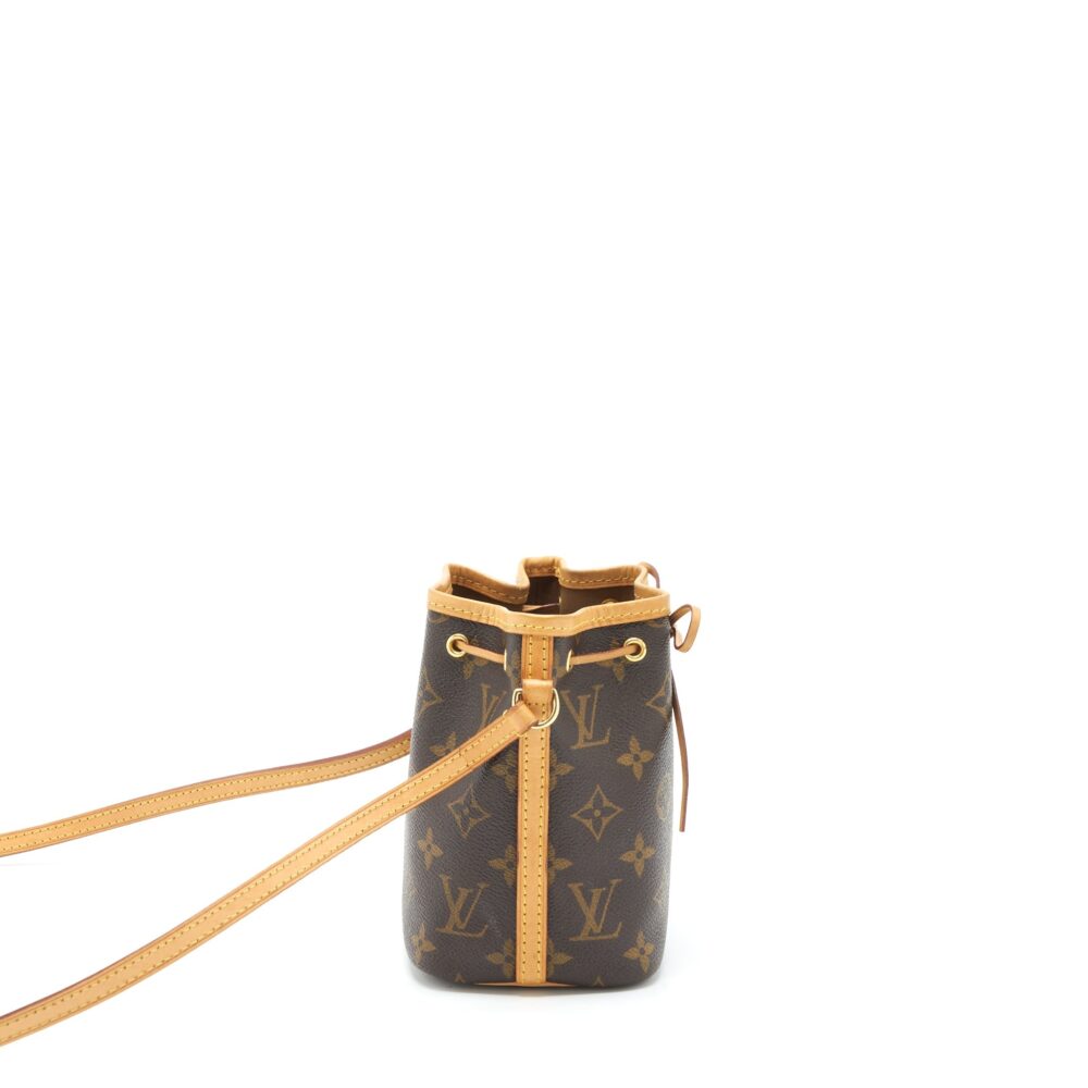 AAA Replica Louis Vuitton LV NANO NOE MONOGRAM CANVAS GHW